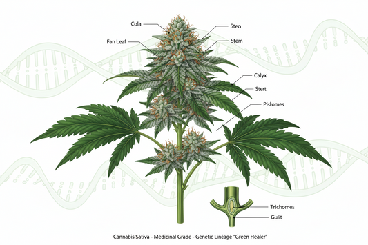 Genética de uma planta de Cannabis Medicinal
