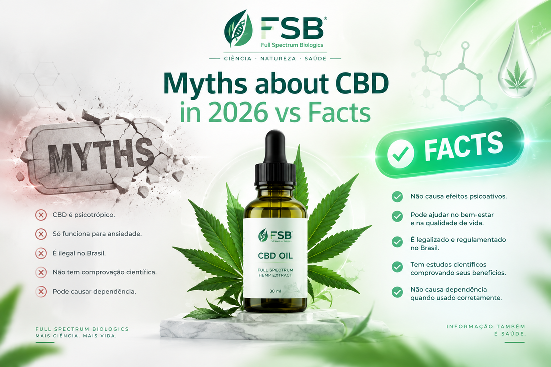 Mitos sobre CBD que ainda circulam em 2026 (e o que é fato)