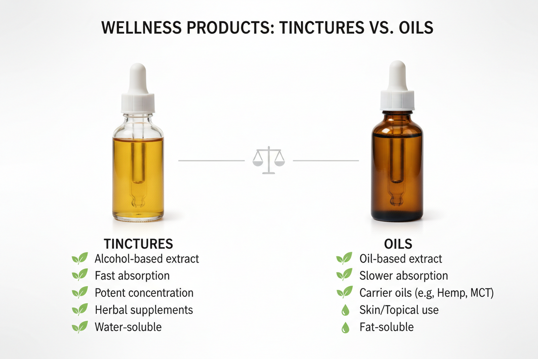 Tintura vs. Óleo de Cannabis: Diferenças