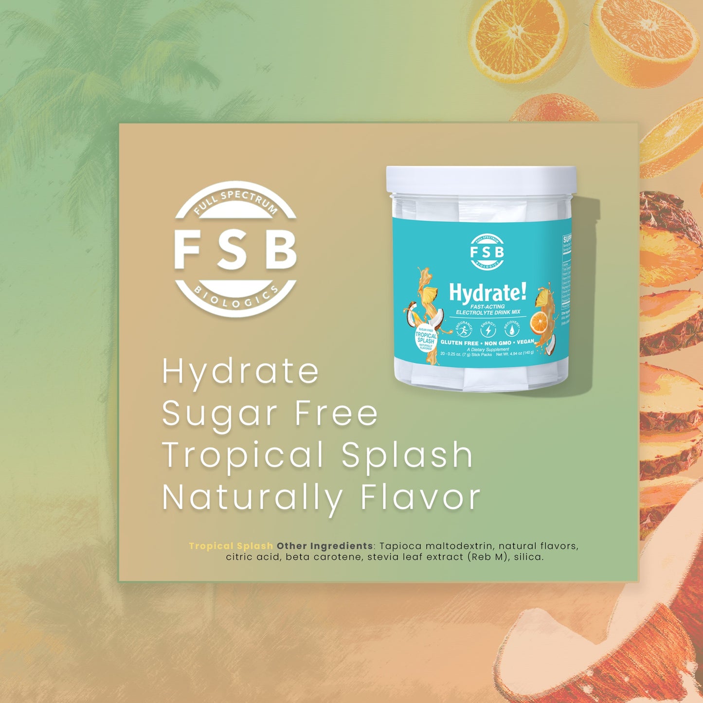 FSB Hydrate! – Mix de Eletrólitos de Ação Rápida