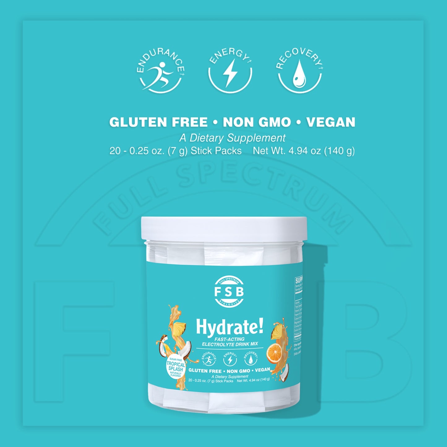 FSB Hydrate! – Mix de Eletrólitos de Ação Rápida