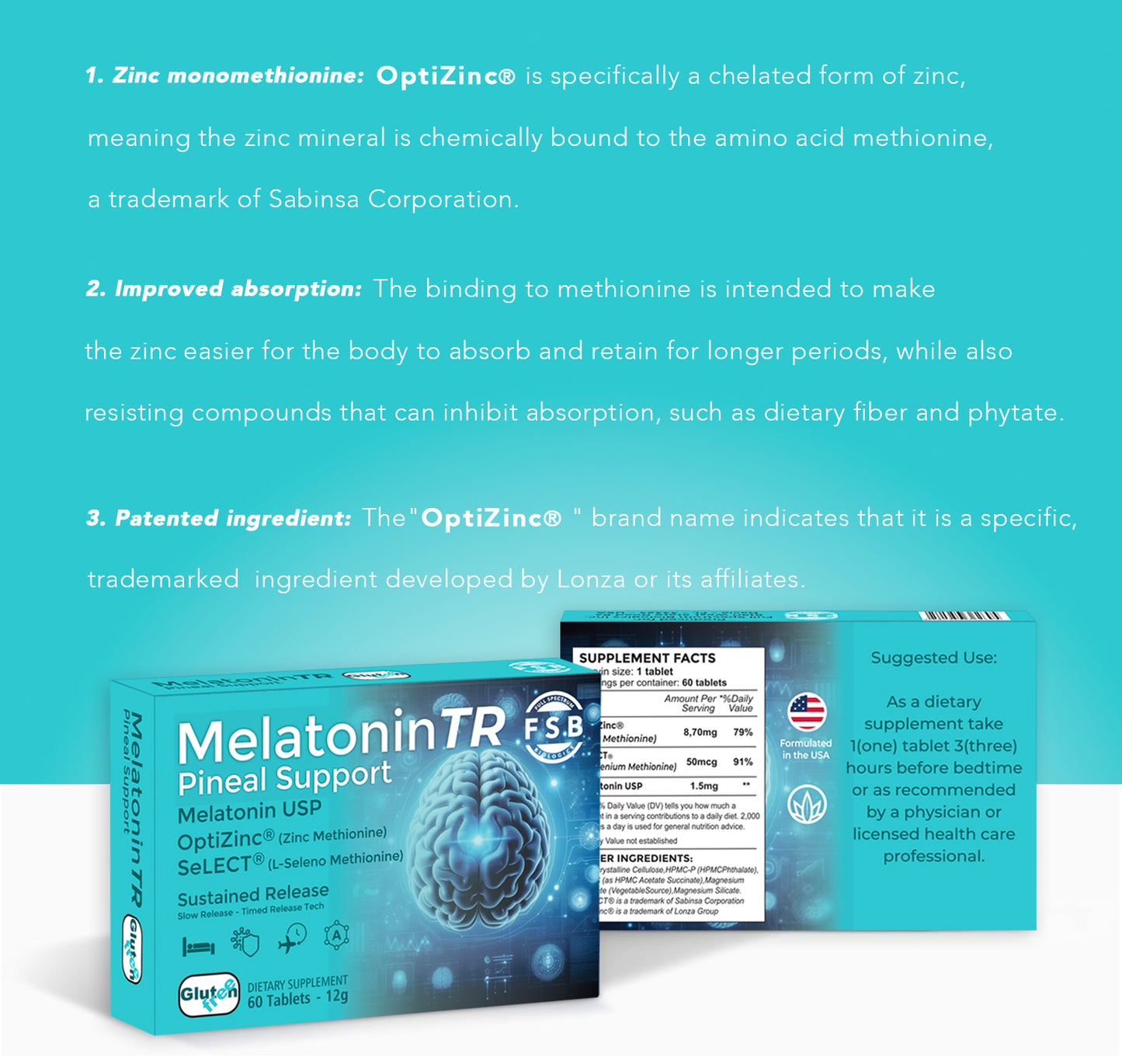 MelatoninTR – Pineal Support (60 comprimidos)